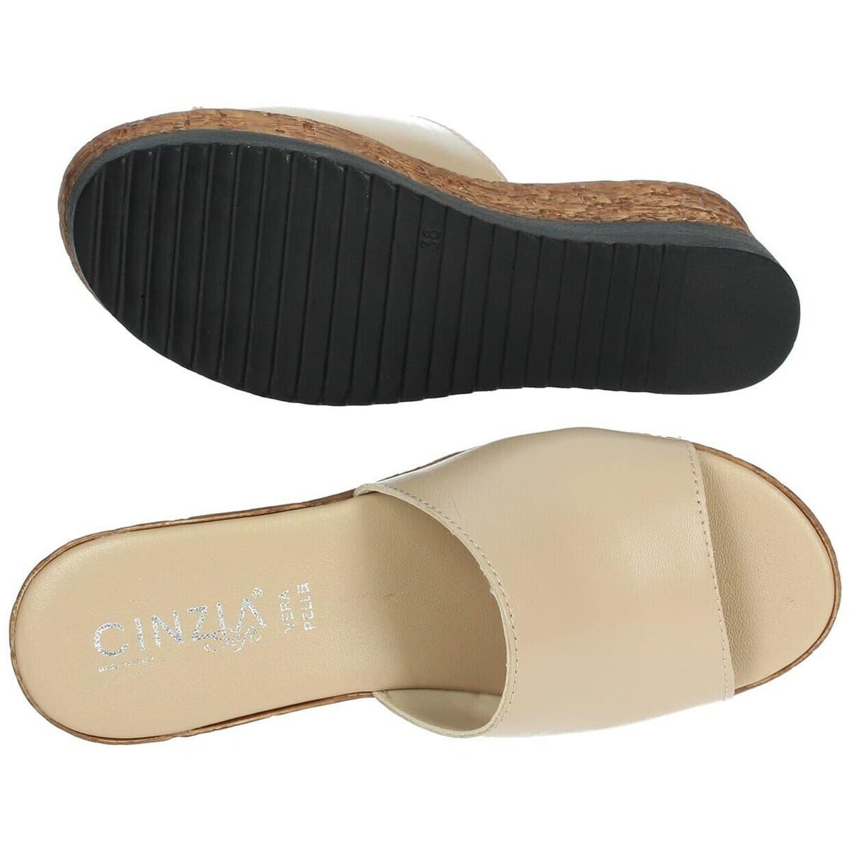 Women's Flip Flops Cinzia Soft Beige