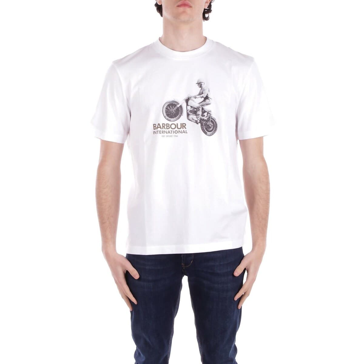 T-shirt με κοντά μανίκια Barbour MTS1432 MTS