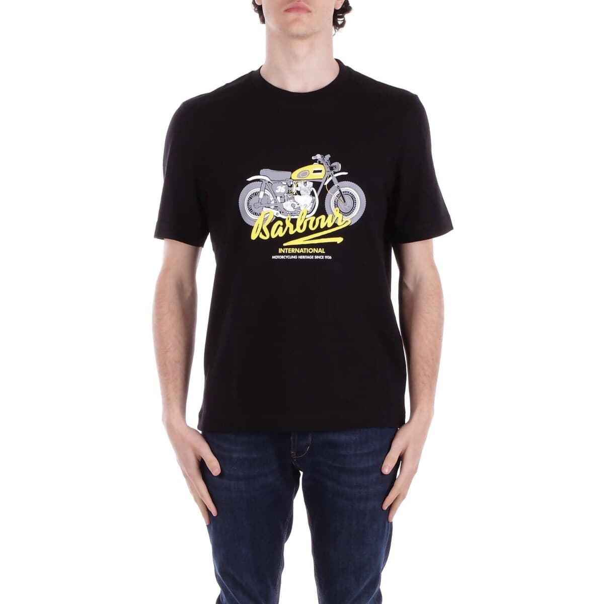 T-shirt με κοντά μανίκια Barbour MTS1388 MTS