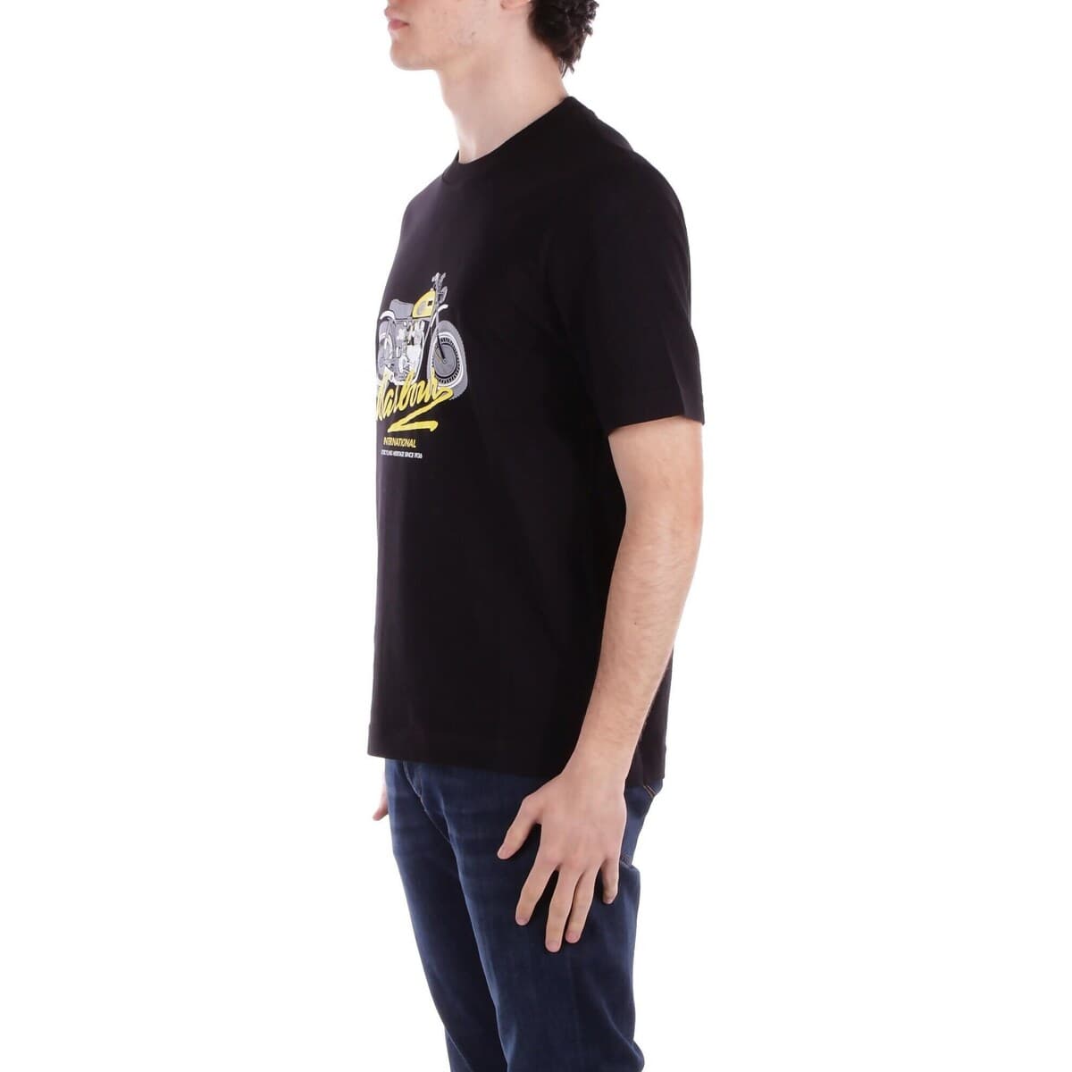 Men's T-Shirts Barbour Black