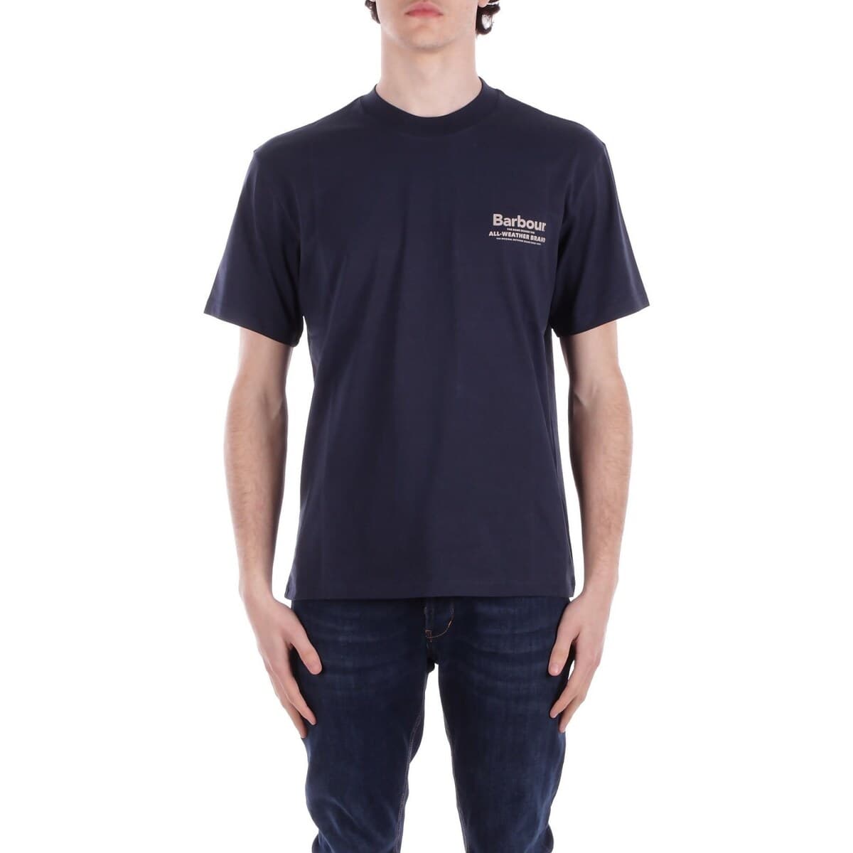 T-shirt με κοντά μανίκια Barbour MTS1408