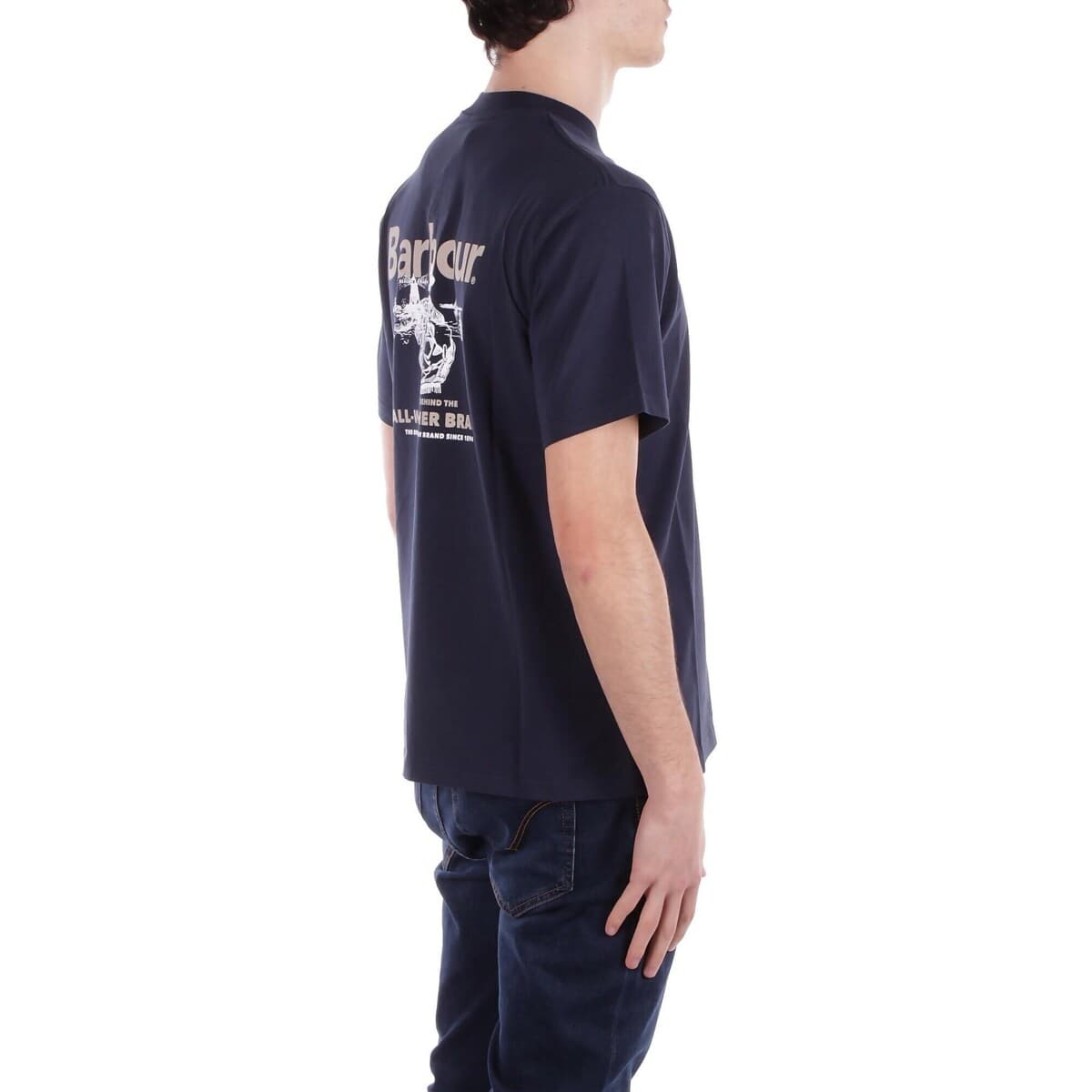 Men's T-Shirts Barbour Blue