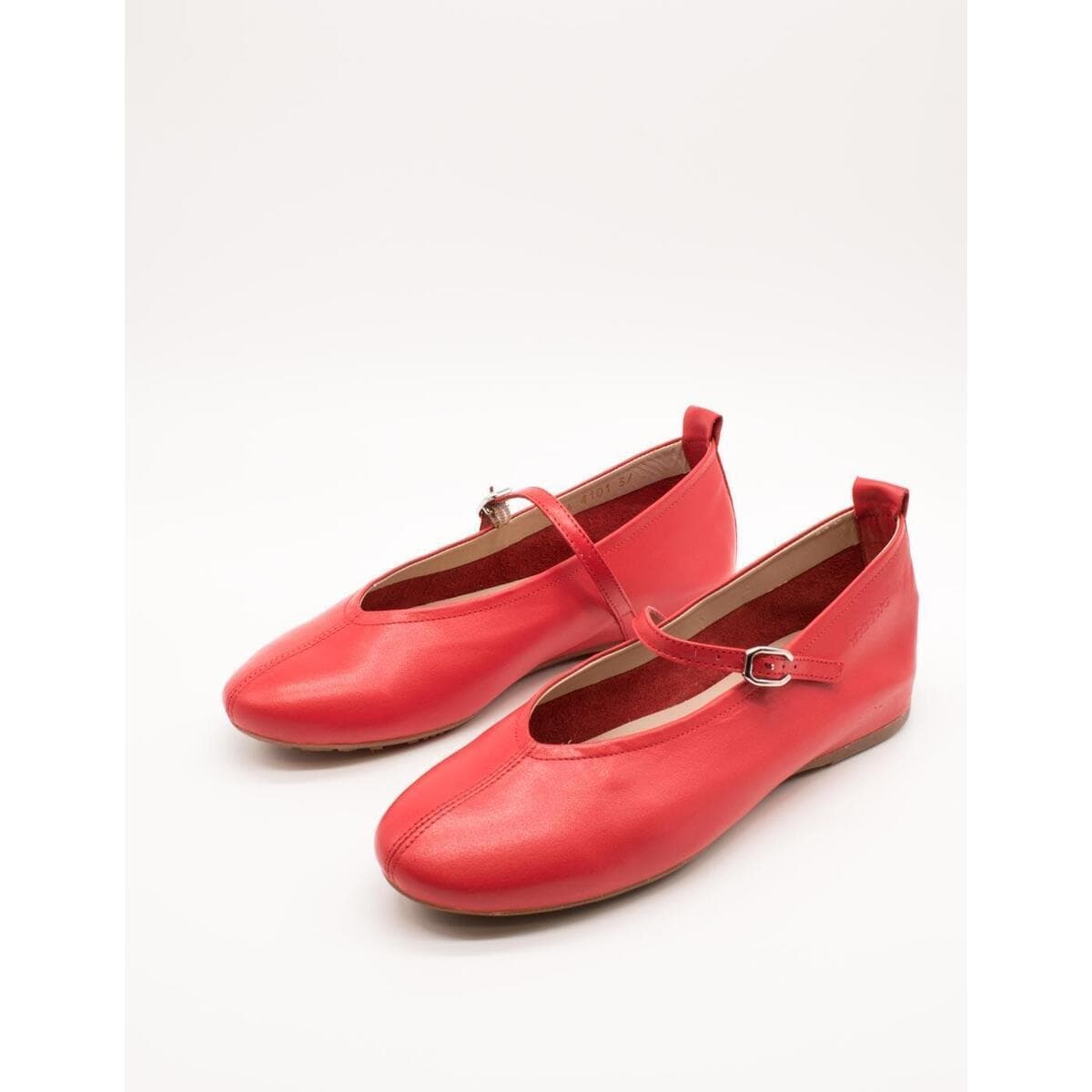 Women's Ballet Flats Wonders Red