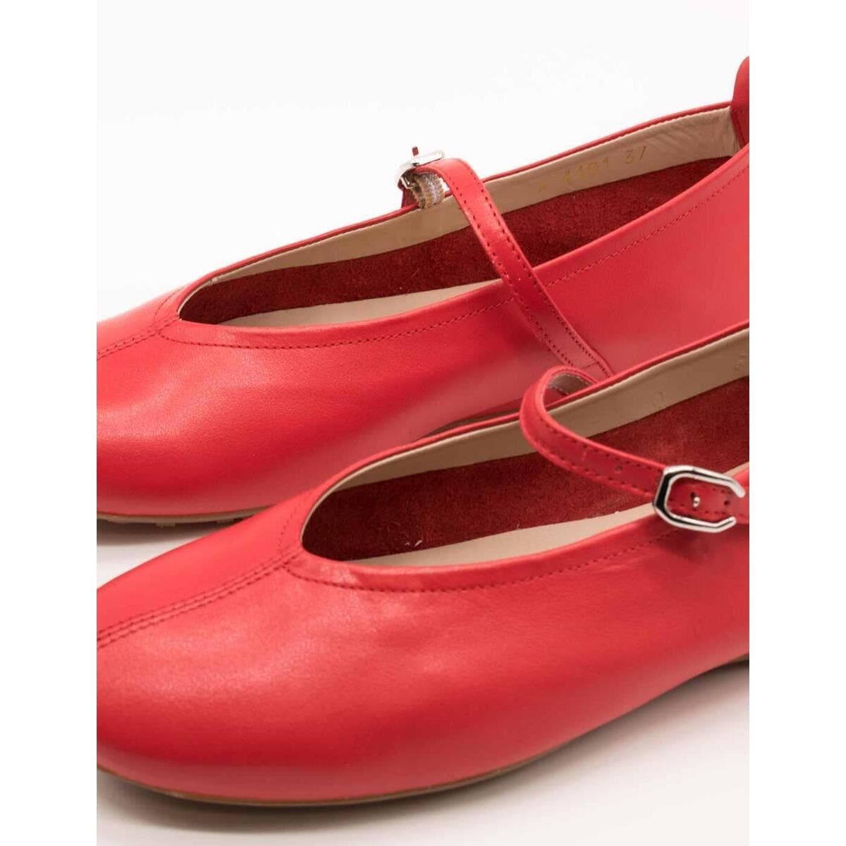 Women's Ballet Flats Wonders Red