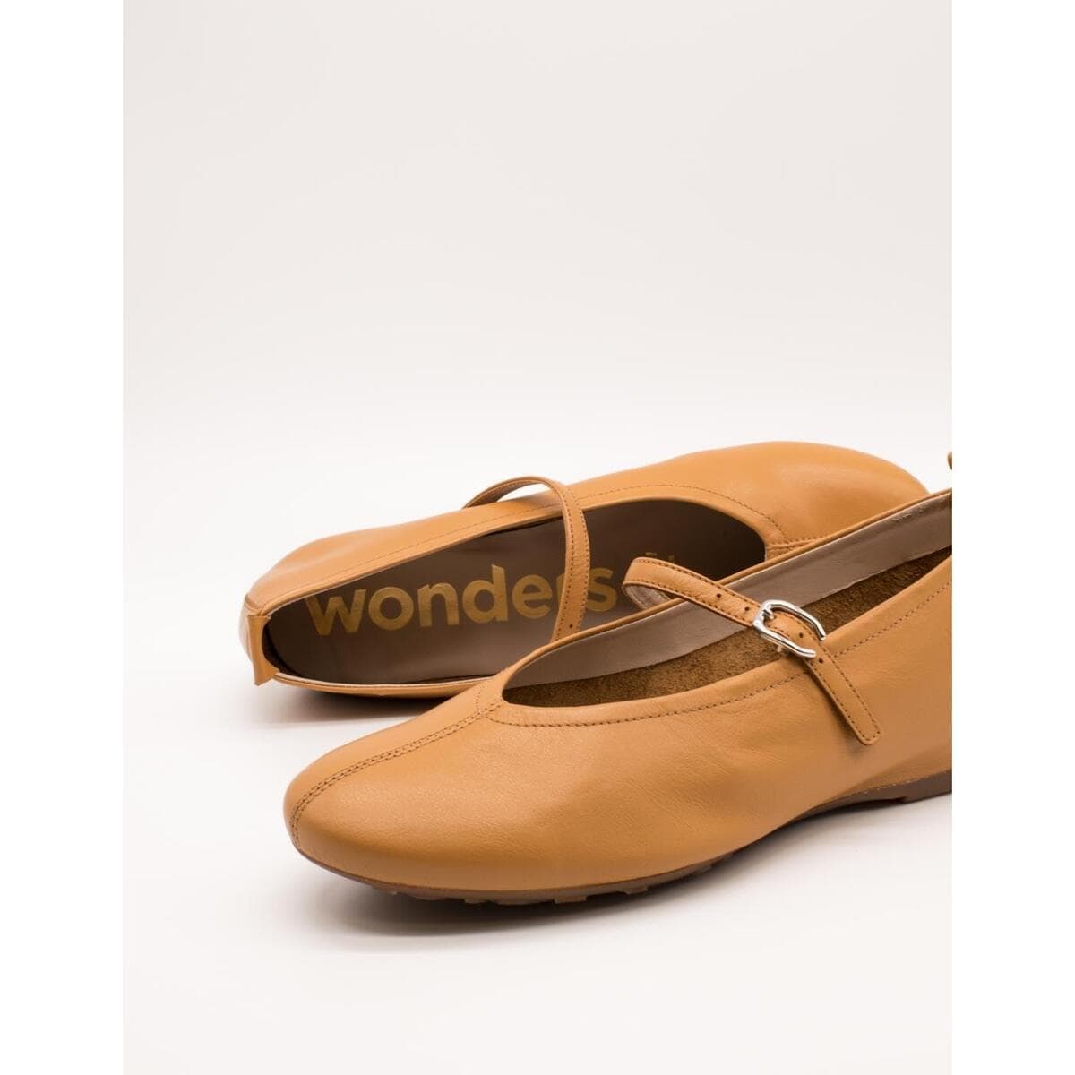 Women's Ballet Flats Wonders Beige