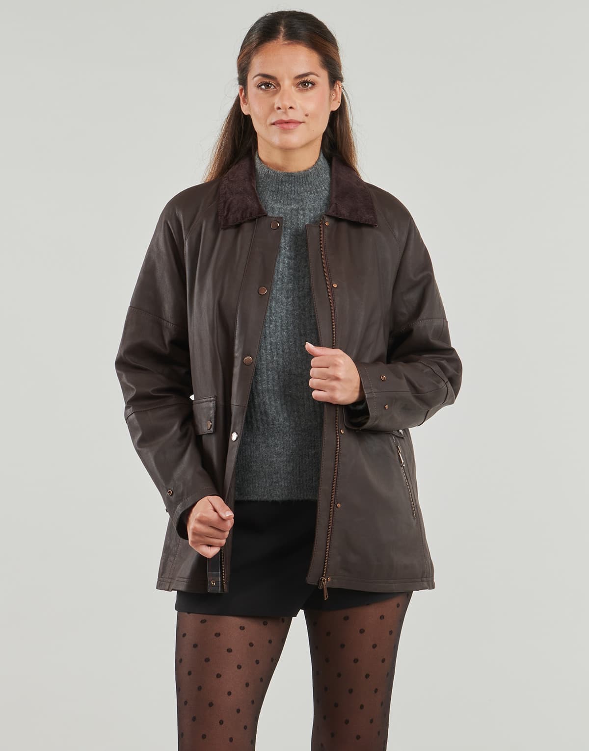 Women's Parkas Oakwood Brown