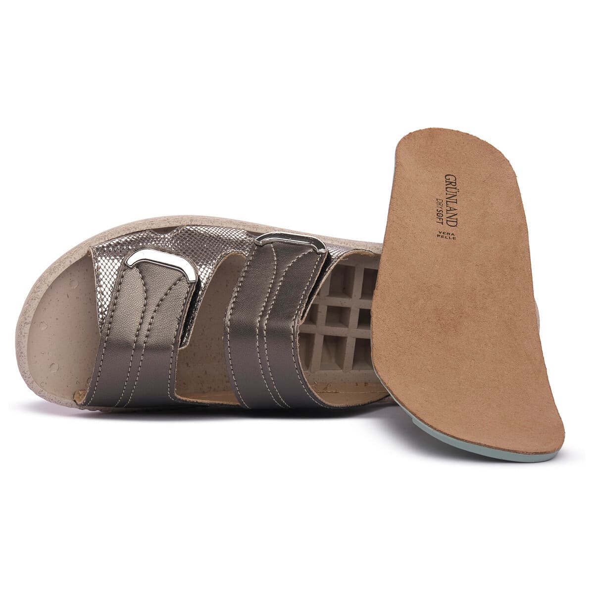 Women's Mules Grunland Gray