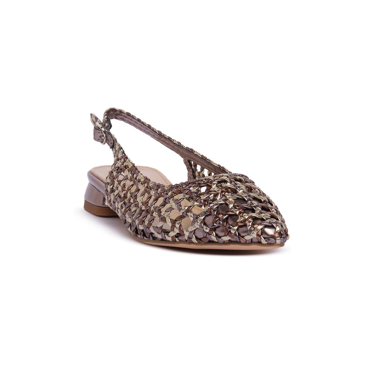 Women's Ballet Flats Keys Brown