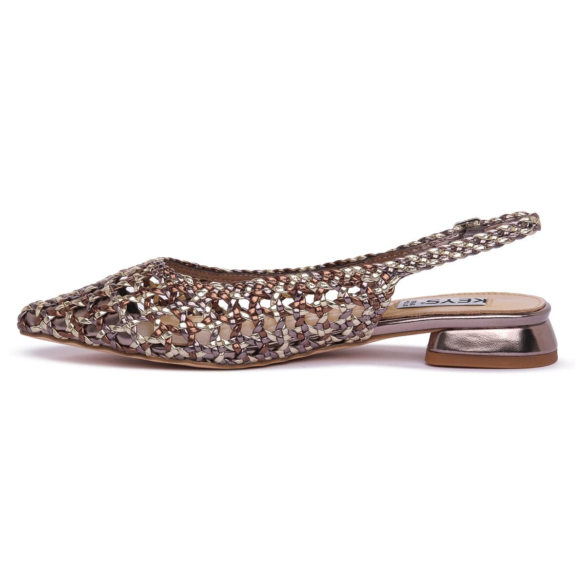 Women's Ballet Flats Keys Brown