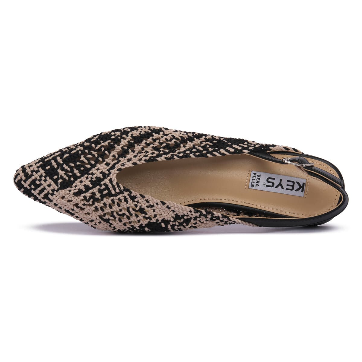 Women's Ballet Flats Keys Black