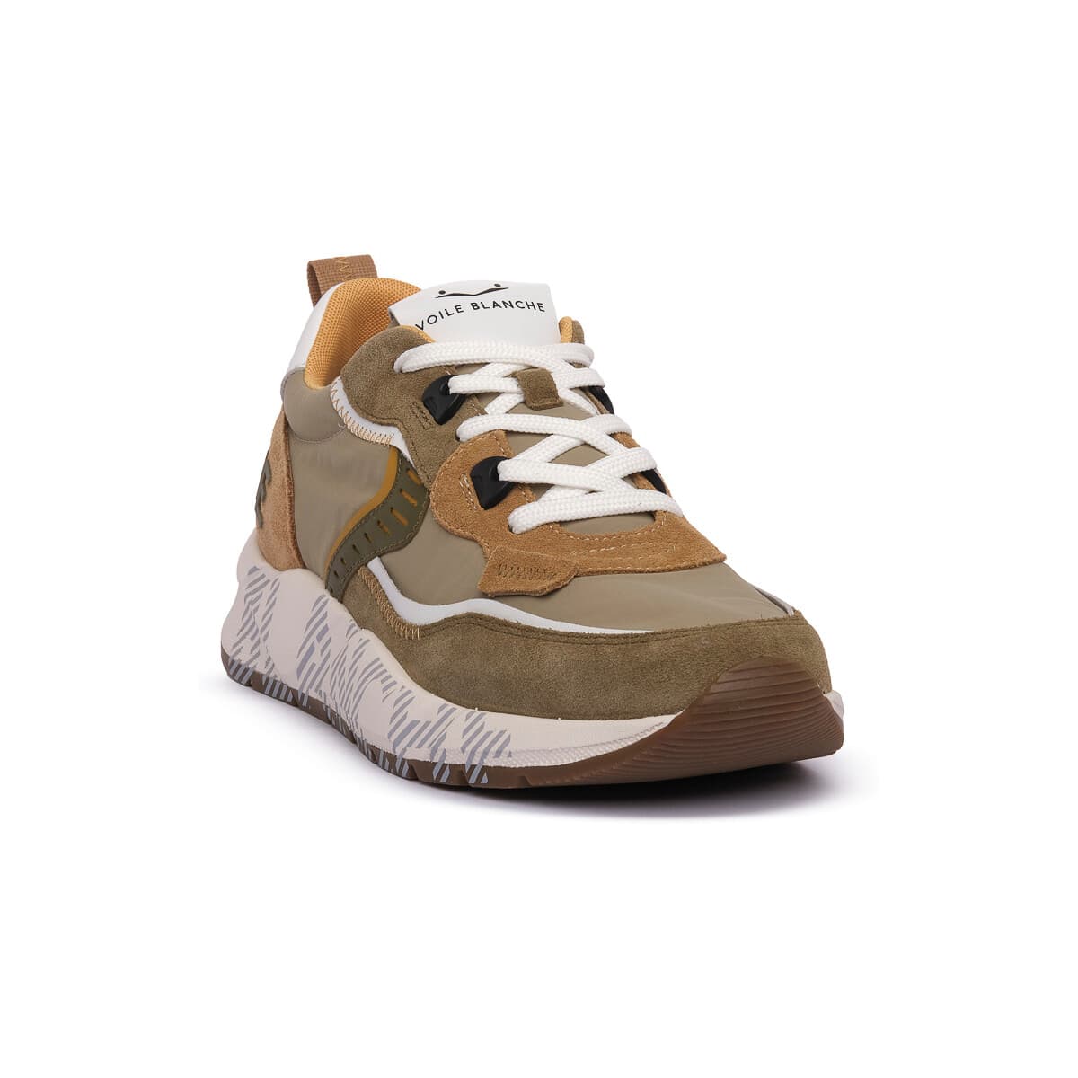 Men's Sneakers Voile Blanche Green