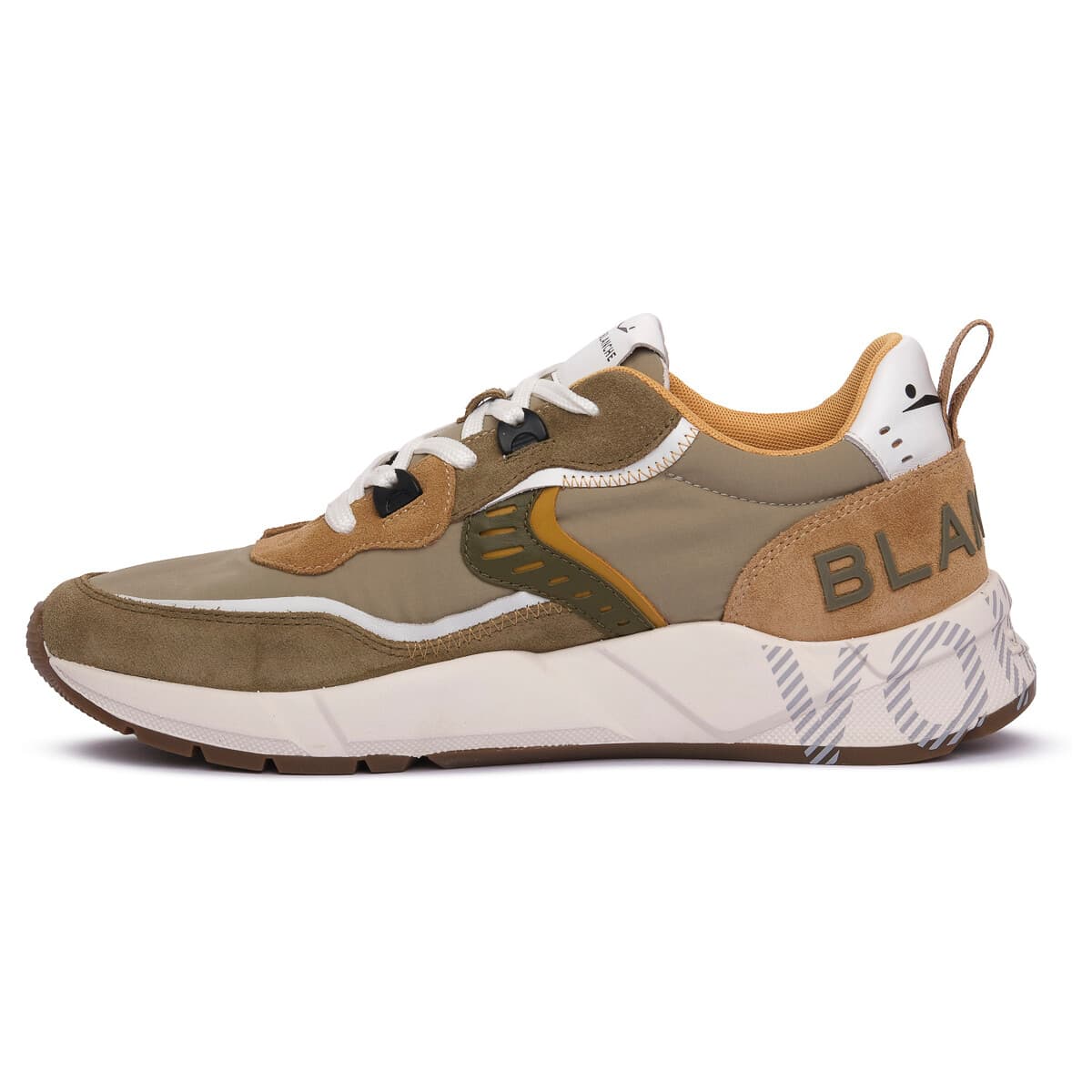 Men's Sneakers Voile Blanche Green