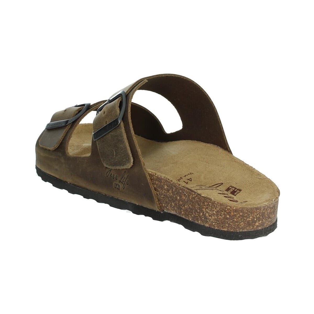 Men's Flip Flops Free Life Brown