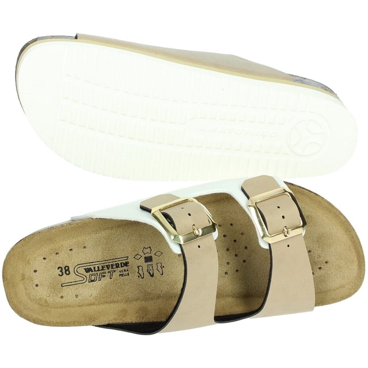 Women's Flip Flops Valleverde White