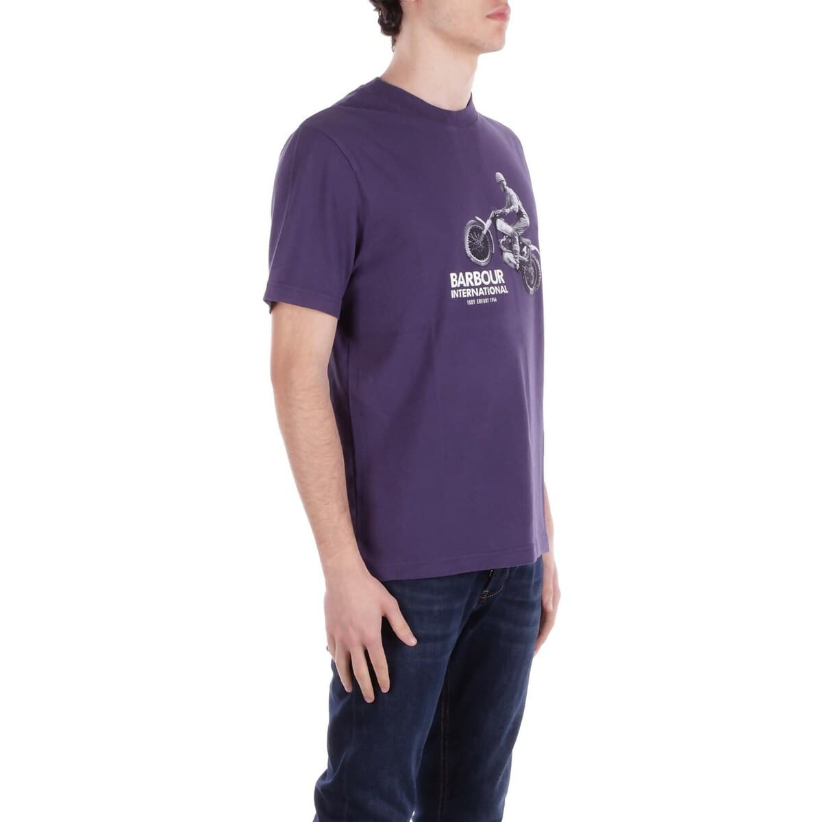 Men's T-Shirts Barbour Blue