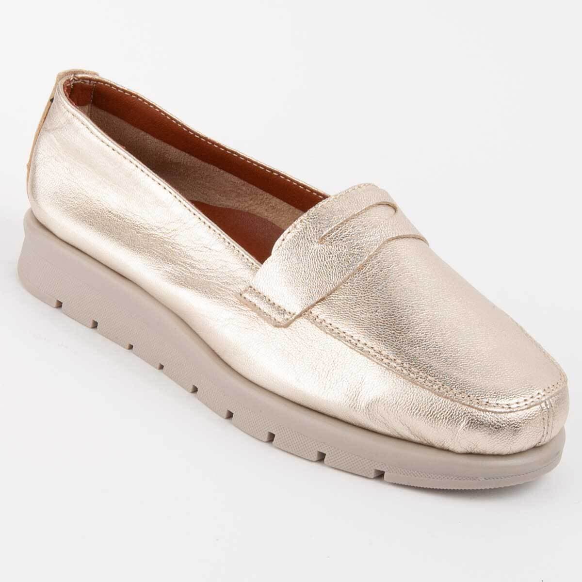 Women's Loafers Purapiel Gold
