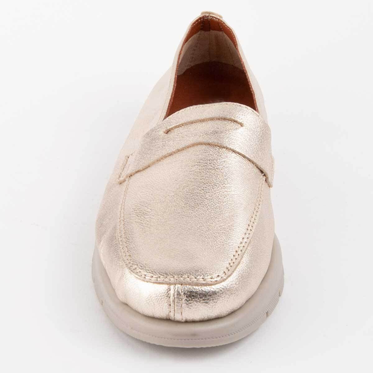 Women's Loafers Purapiel Gold