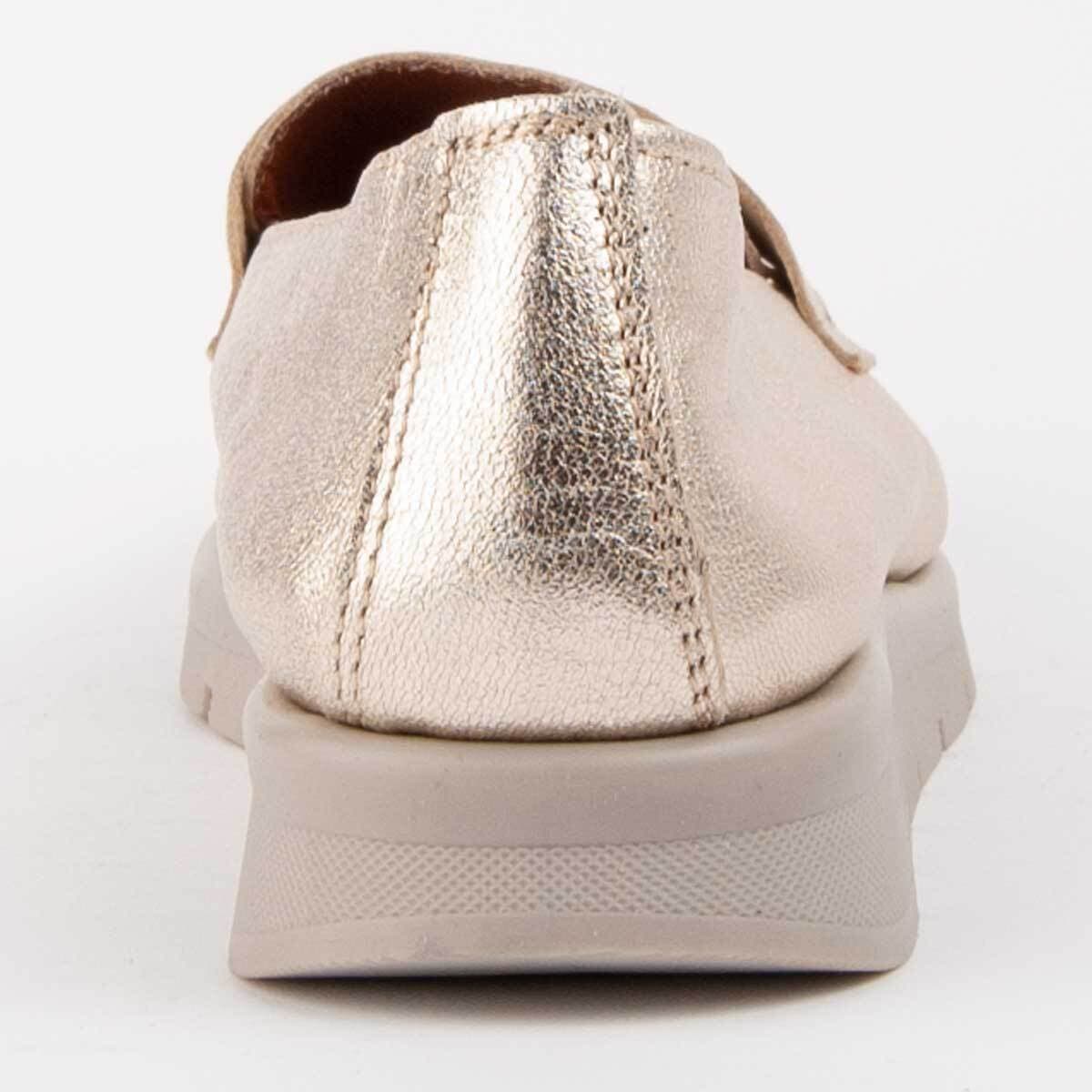 Women's Loafers Purapiel Gold