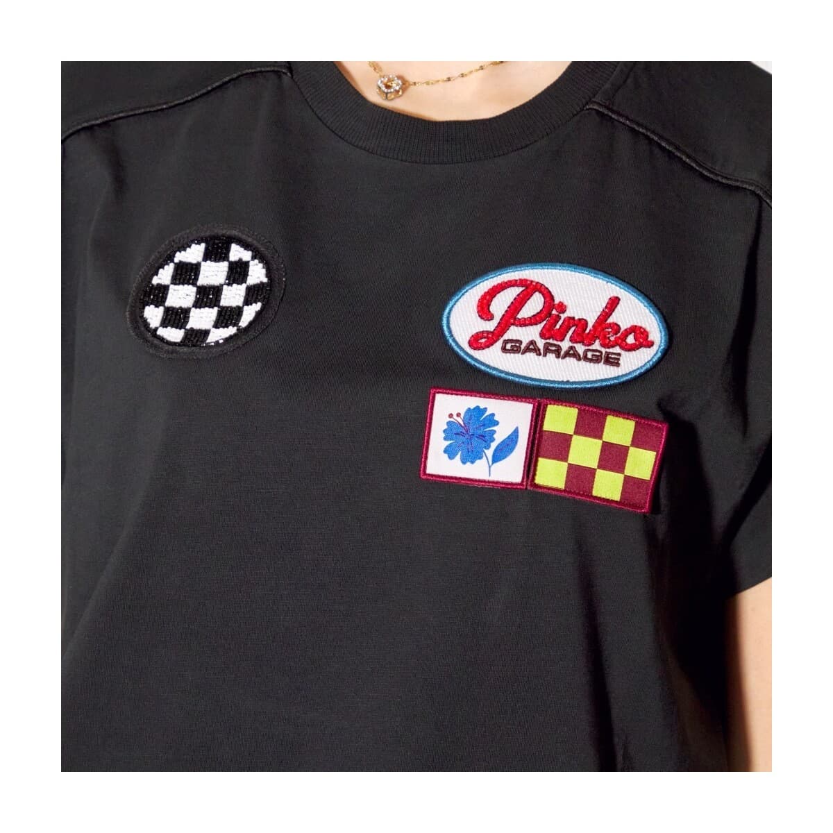 Women's T-Shirts Pinko Black