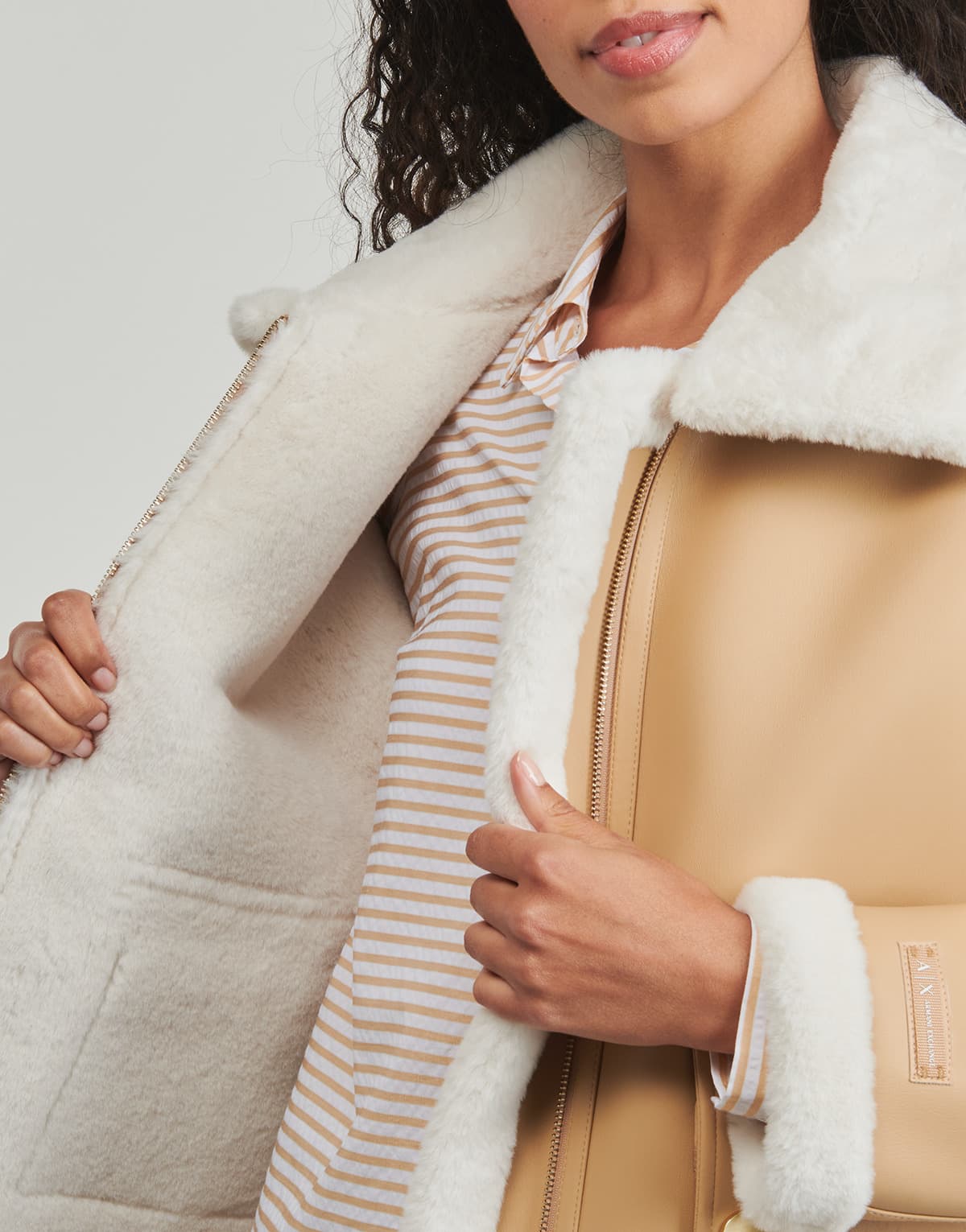 Women's Jackets Armani Exchange Beige