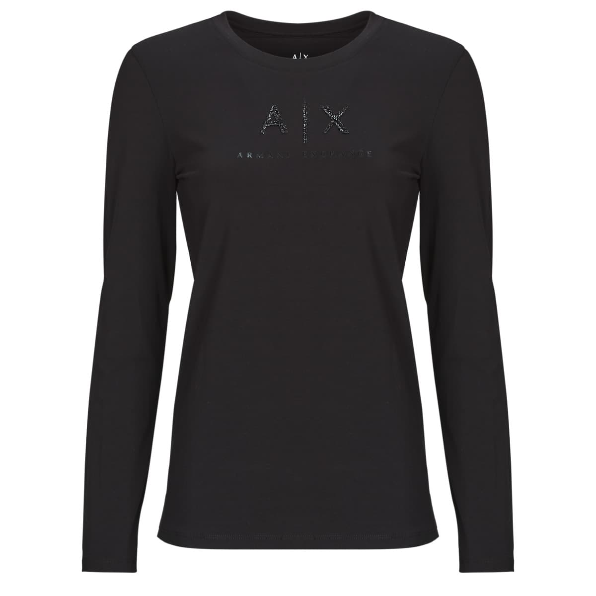 Women's T-Shirts Armani Exchange Black