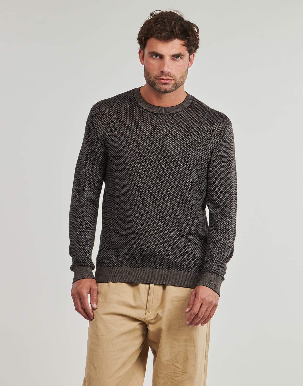 Men's Sweaters Armani Exchange Brown