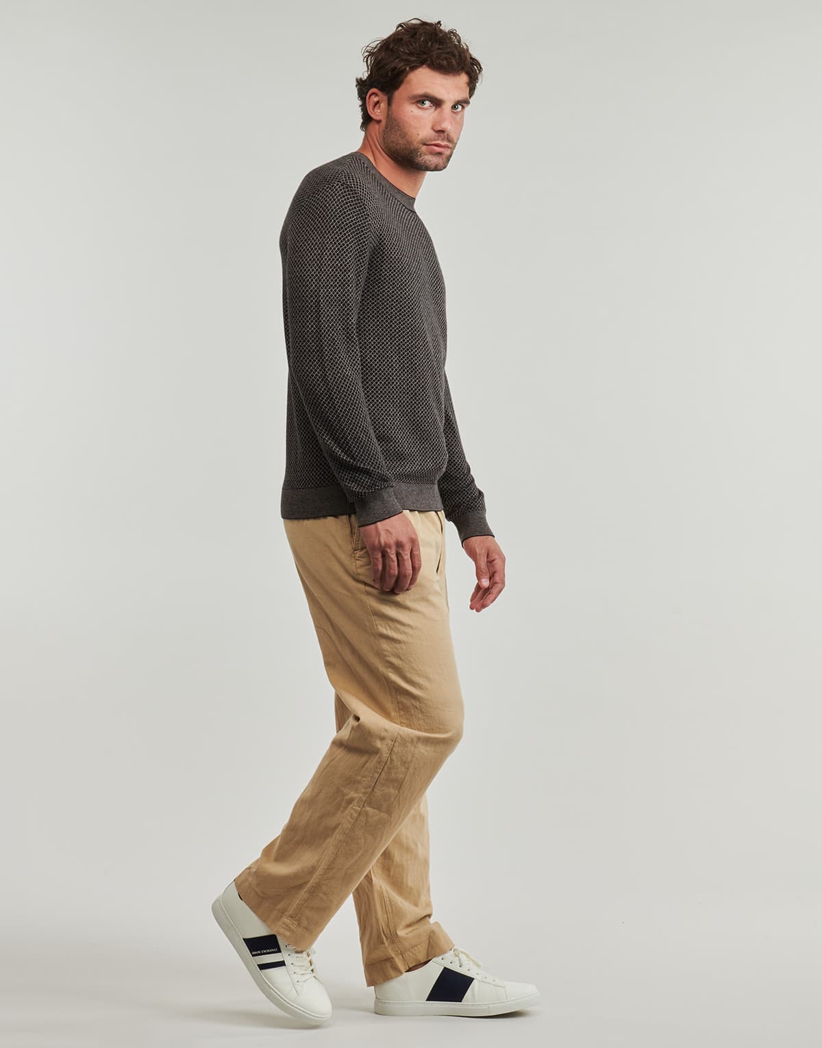 Men's Sweaters Armani Exchange Brown