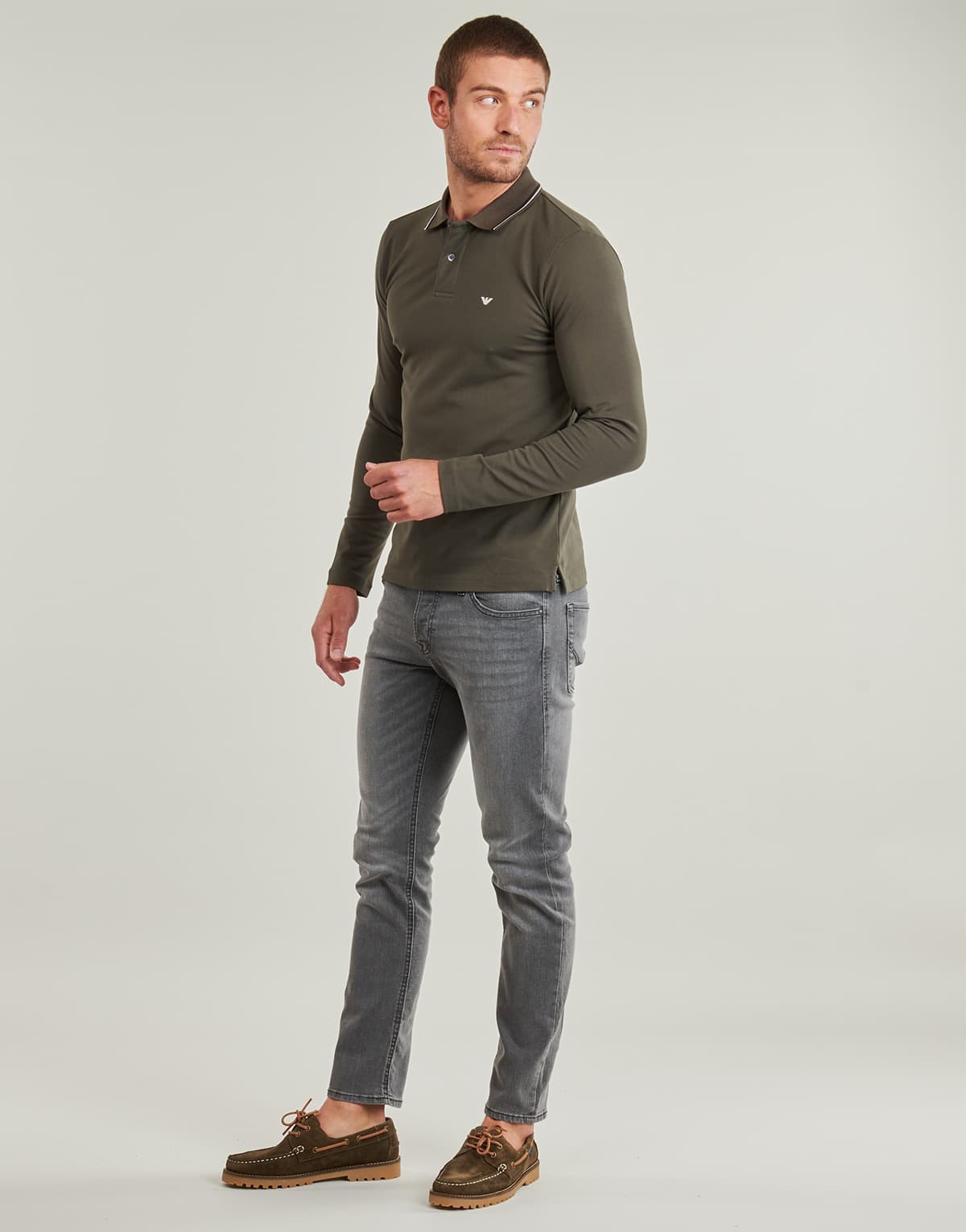 Men's Polo Shirts Emporio Armani Khaki