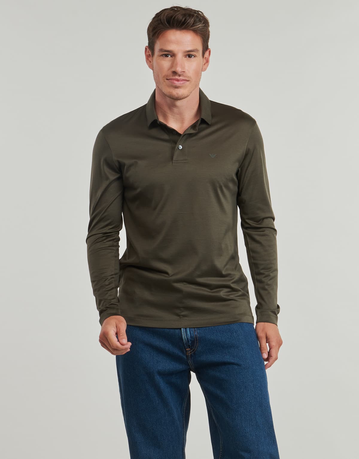Men's Polo Shirts Emporio Armani Khaki