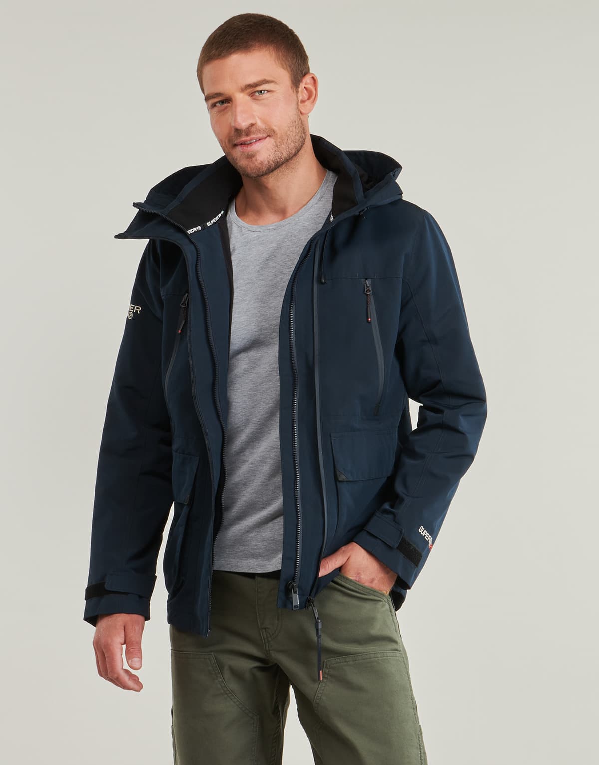 Men's Parkas Superdry Blue
