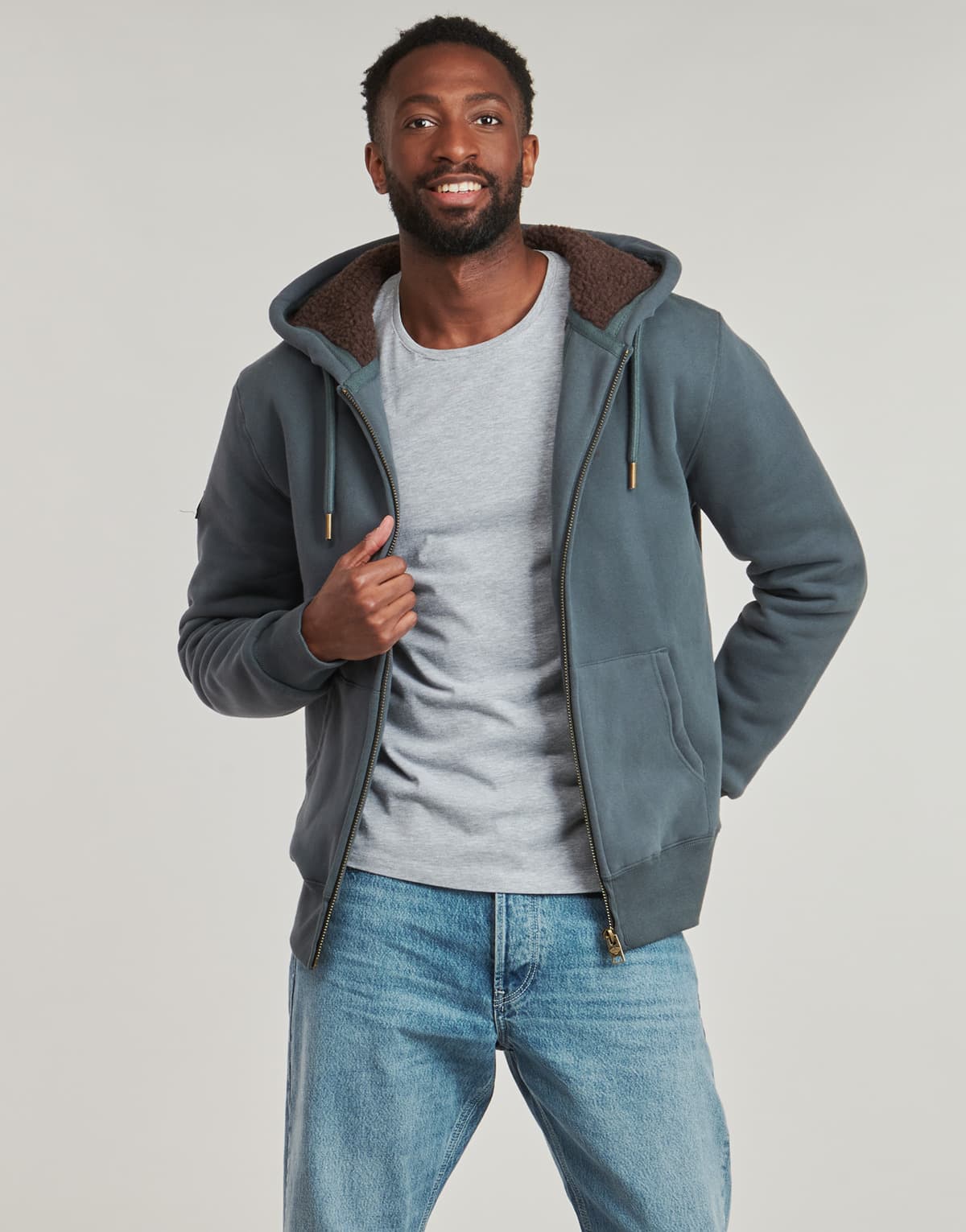 Men's Sweatshirts Superdry Gray