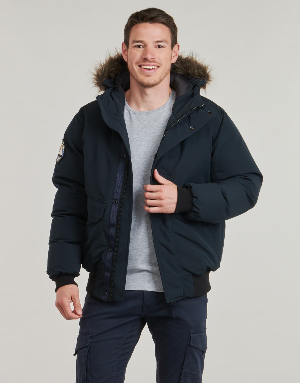 Men's Parkas Superdry Blue