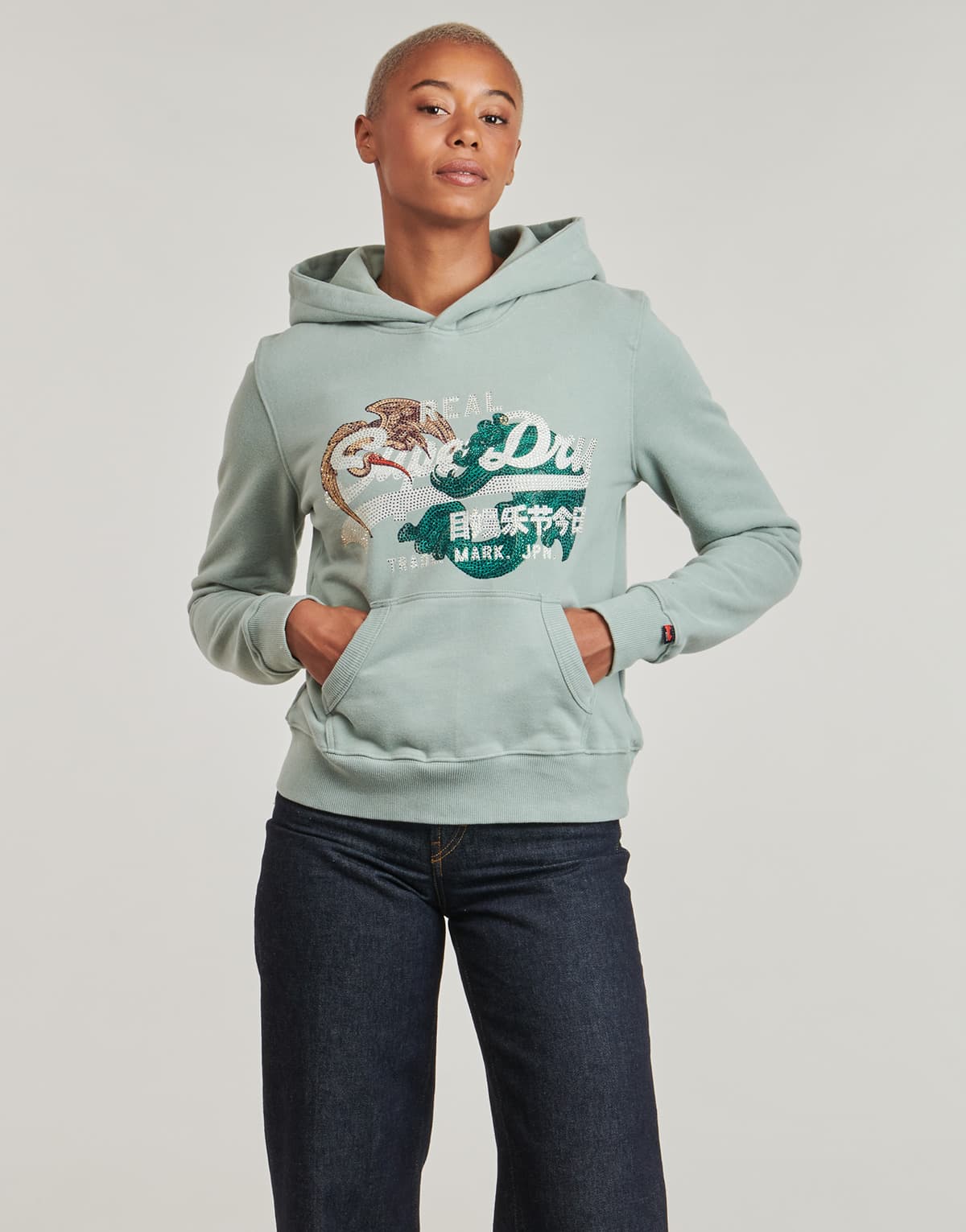 Women's Sweatshirts Superdry Green