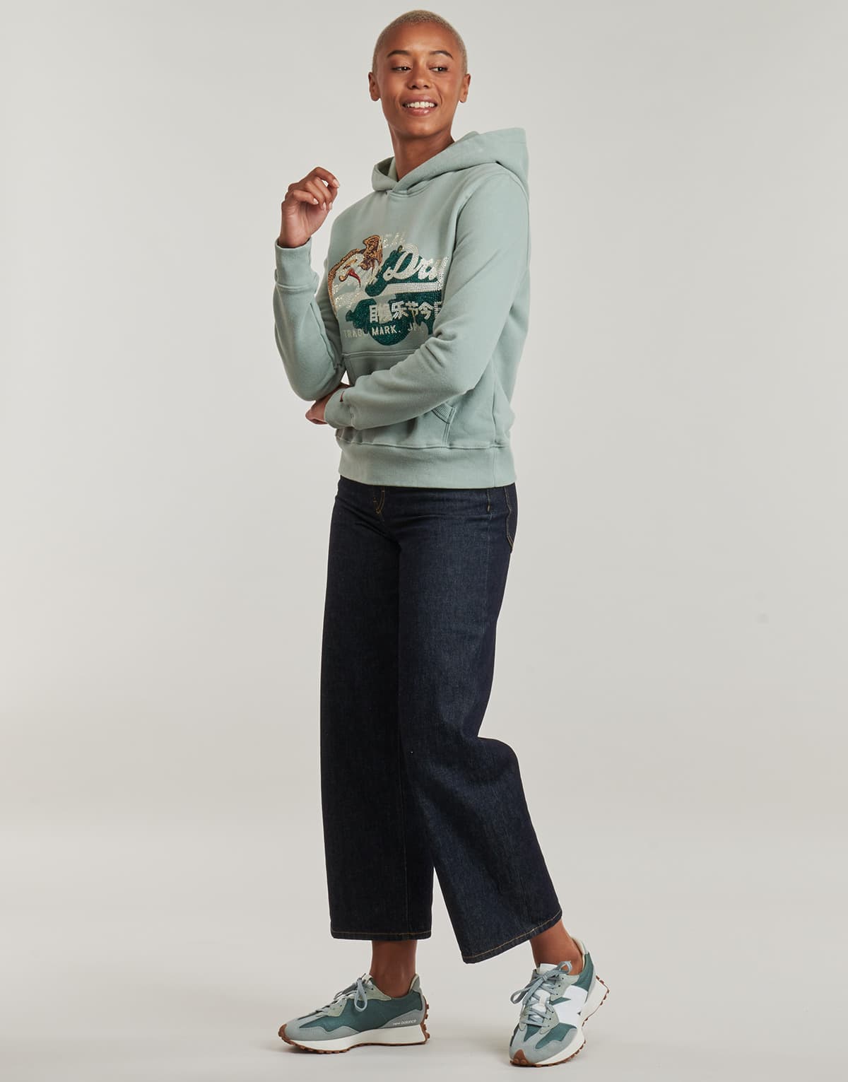 Women's Sweatshirts Superdry Green