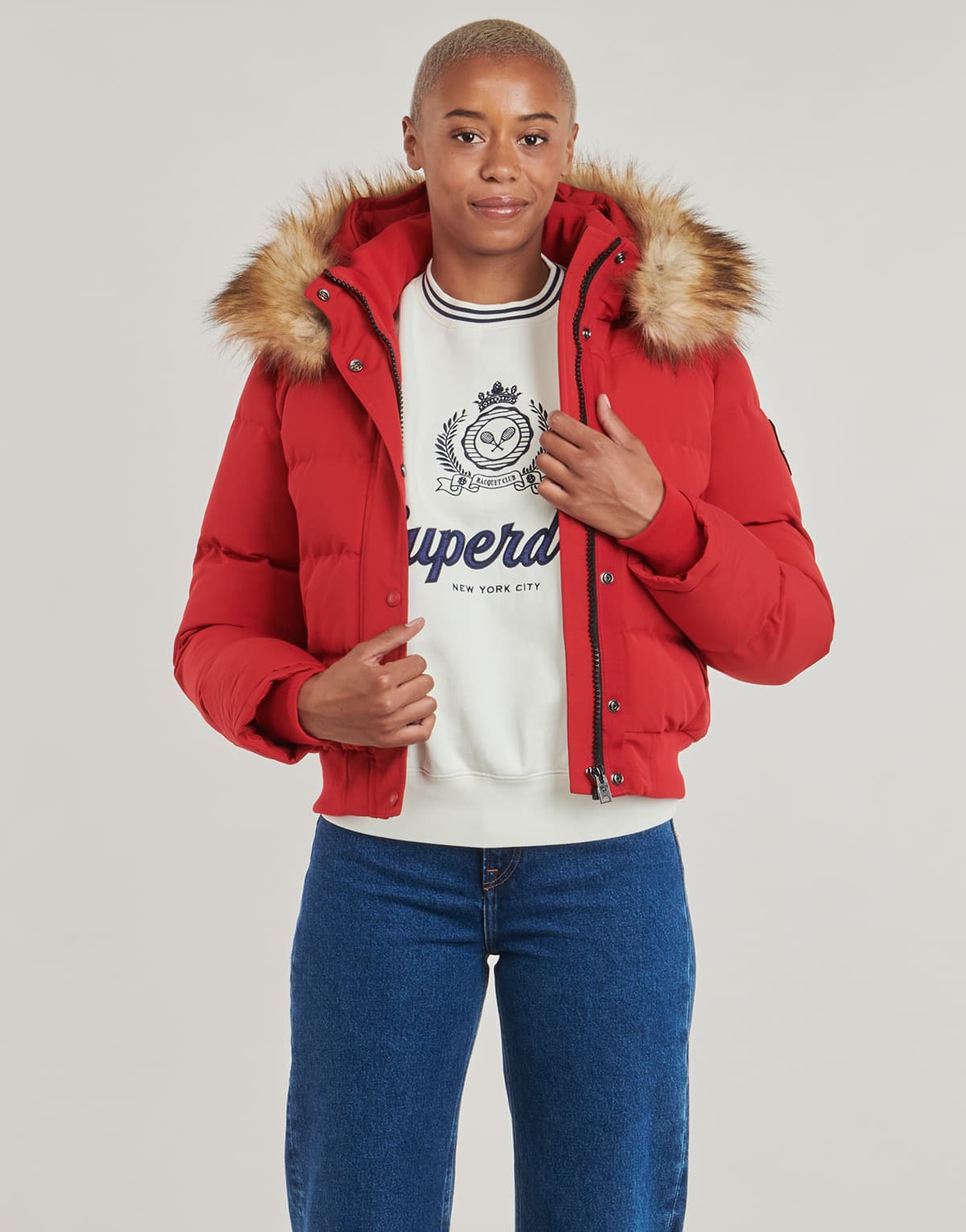 Women's Jackets Superdry Red