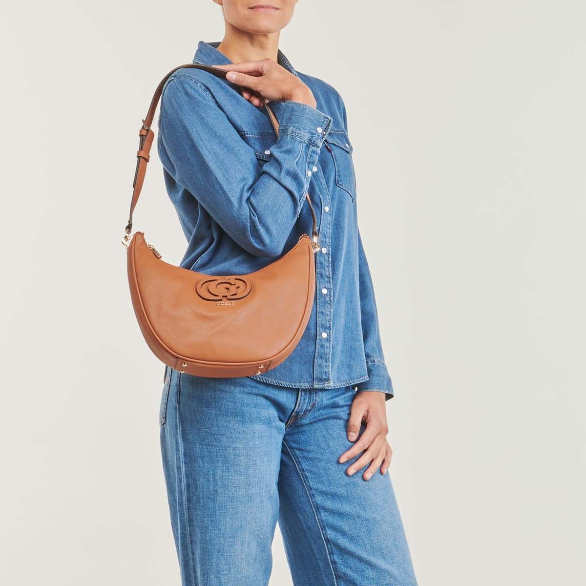 Women's Shoulder Bags Guess Brown