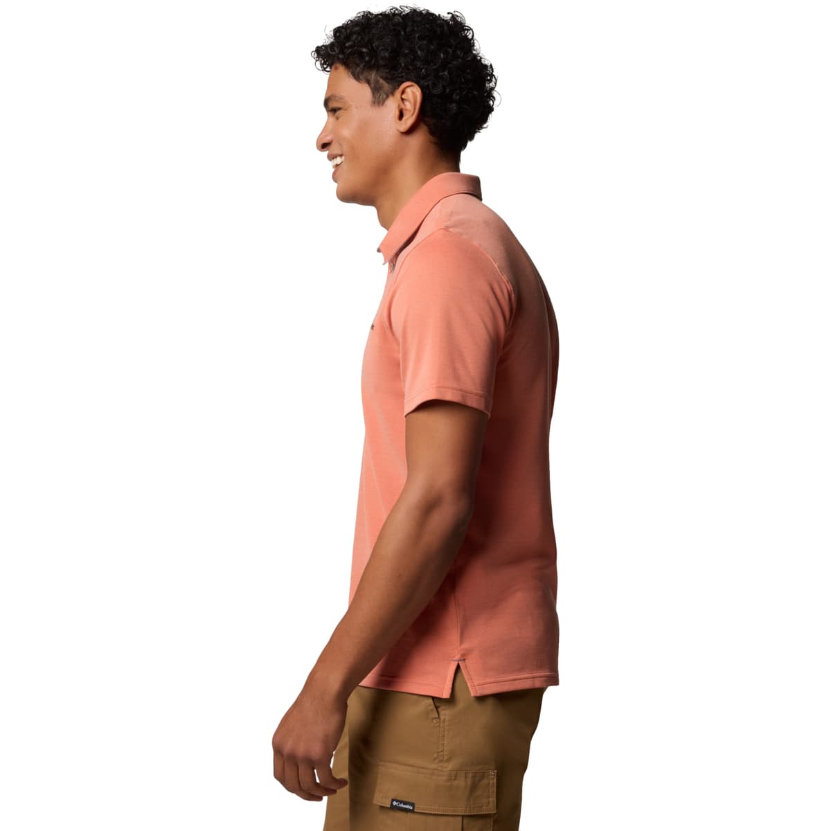 Men's Polo Shirts Columbia Orange