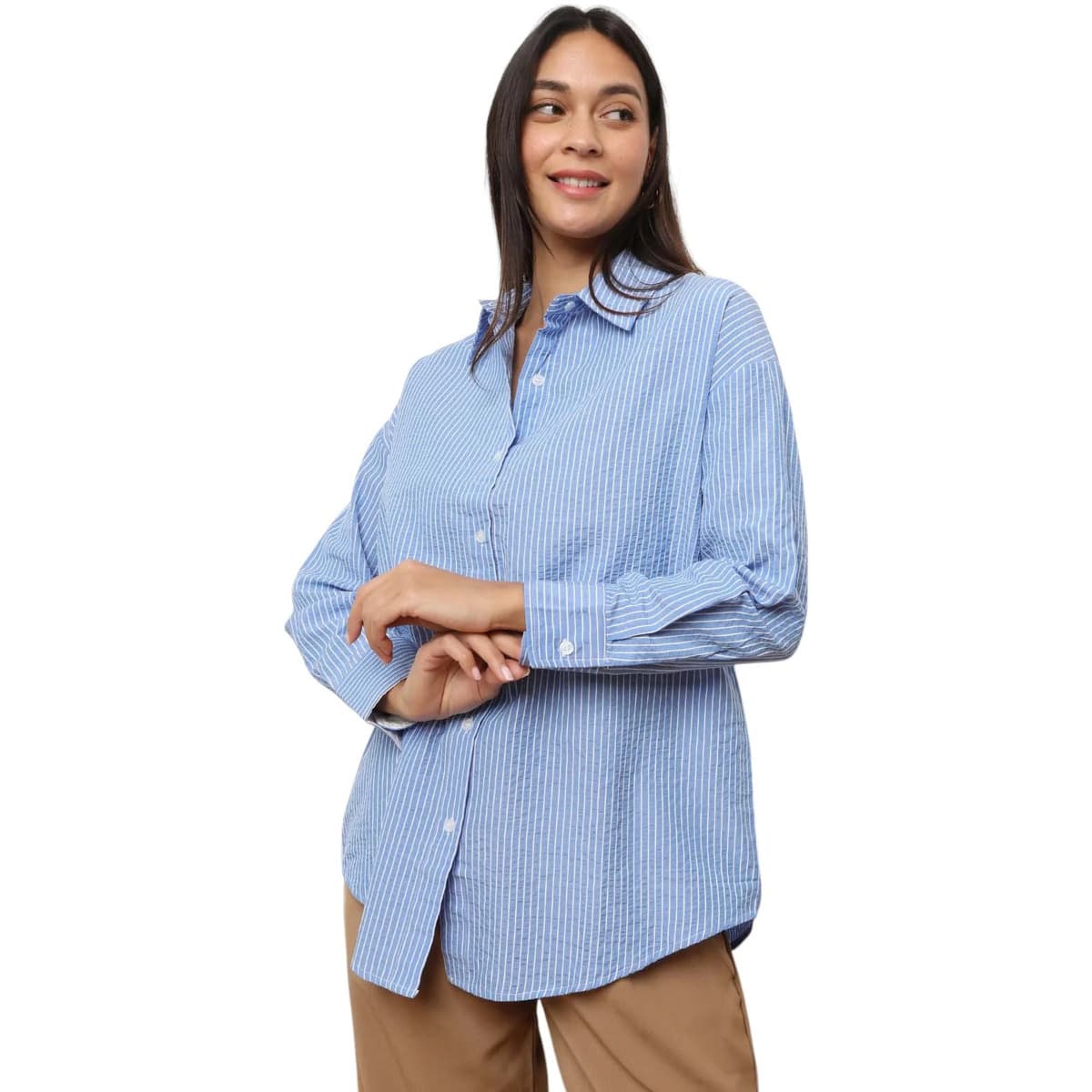Women's Shirts La Modeuse Blue