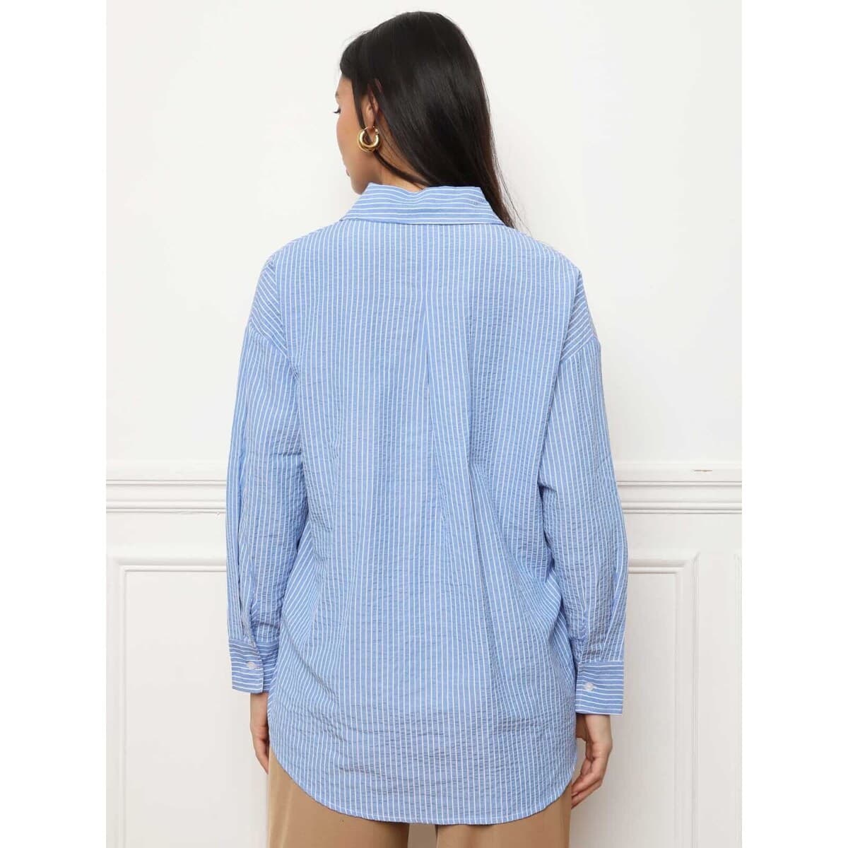 Women's Shirts La Modeuse Blue