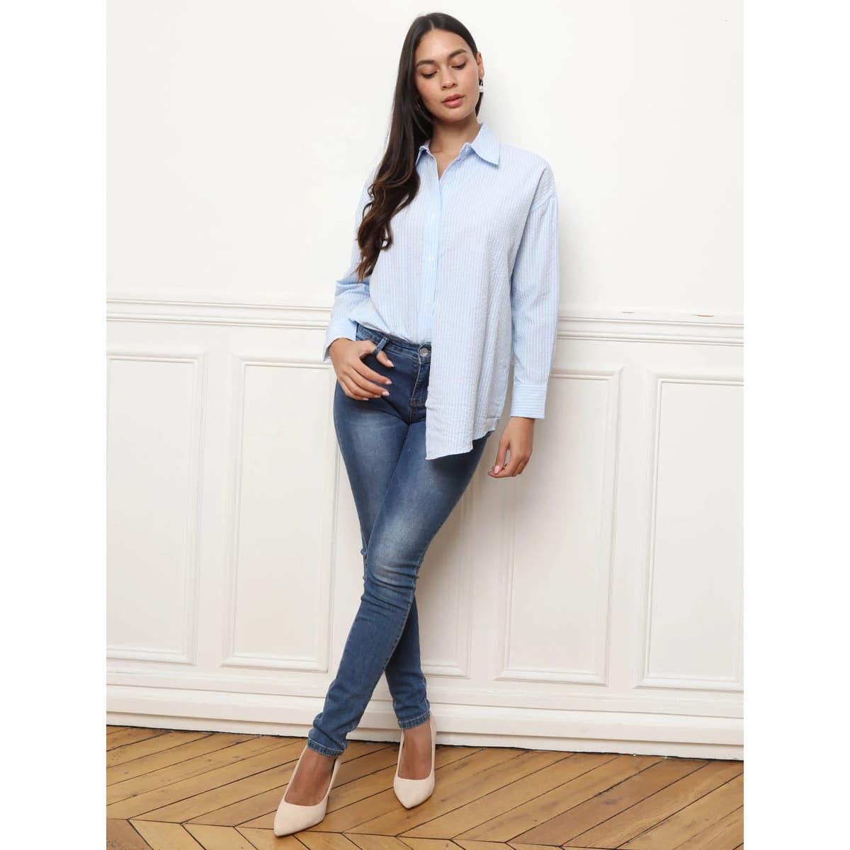 Women's Shirts La Modeuse Blue