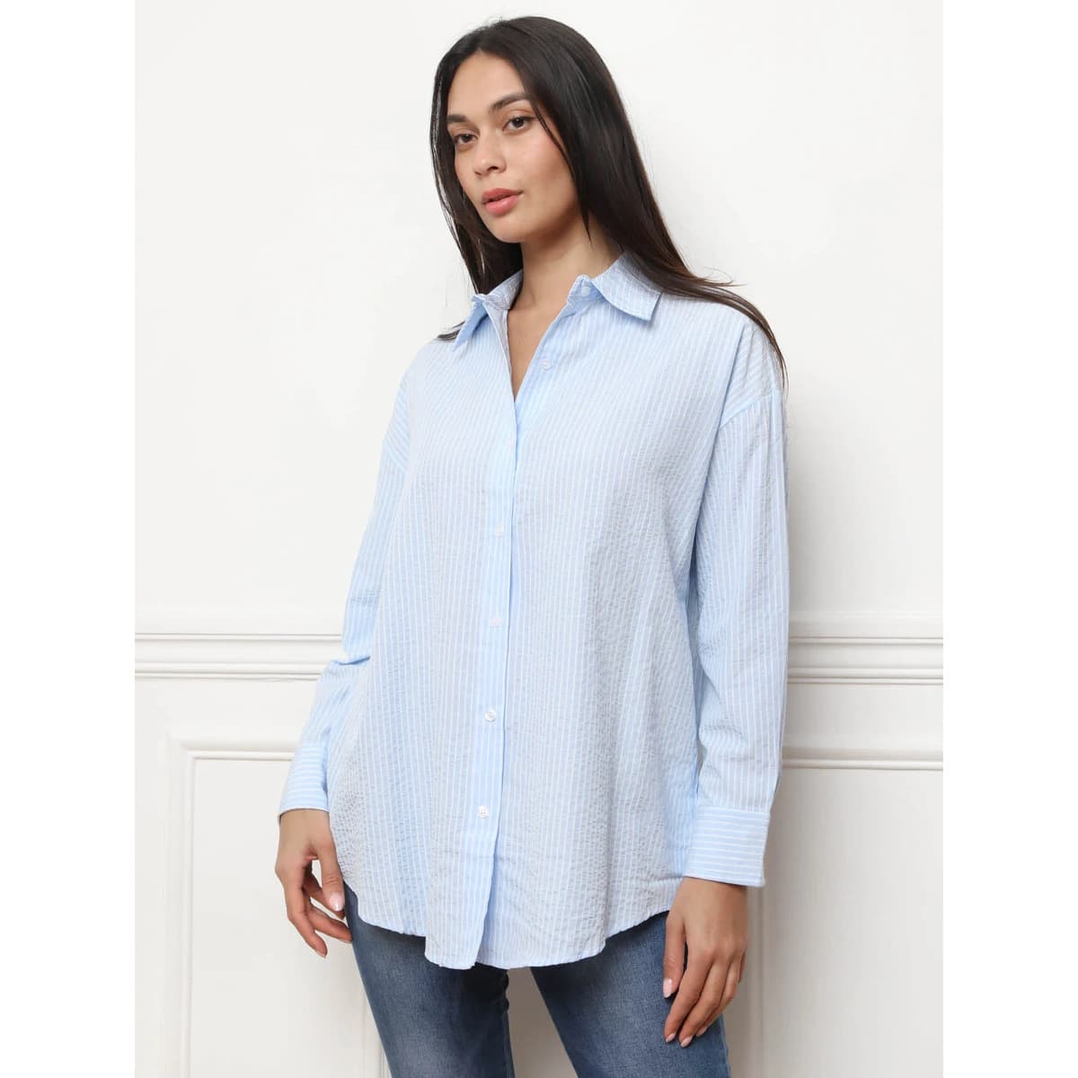 Women's Shirts La Modeuse Blue
