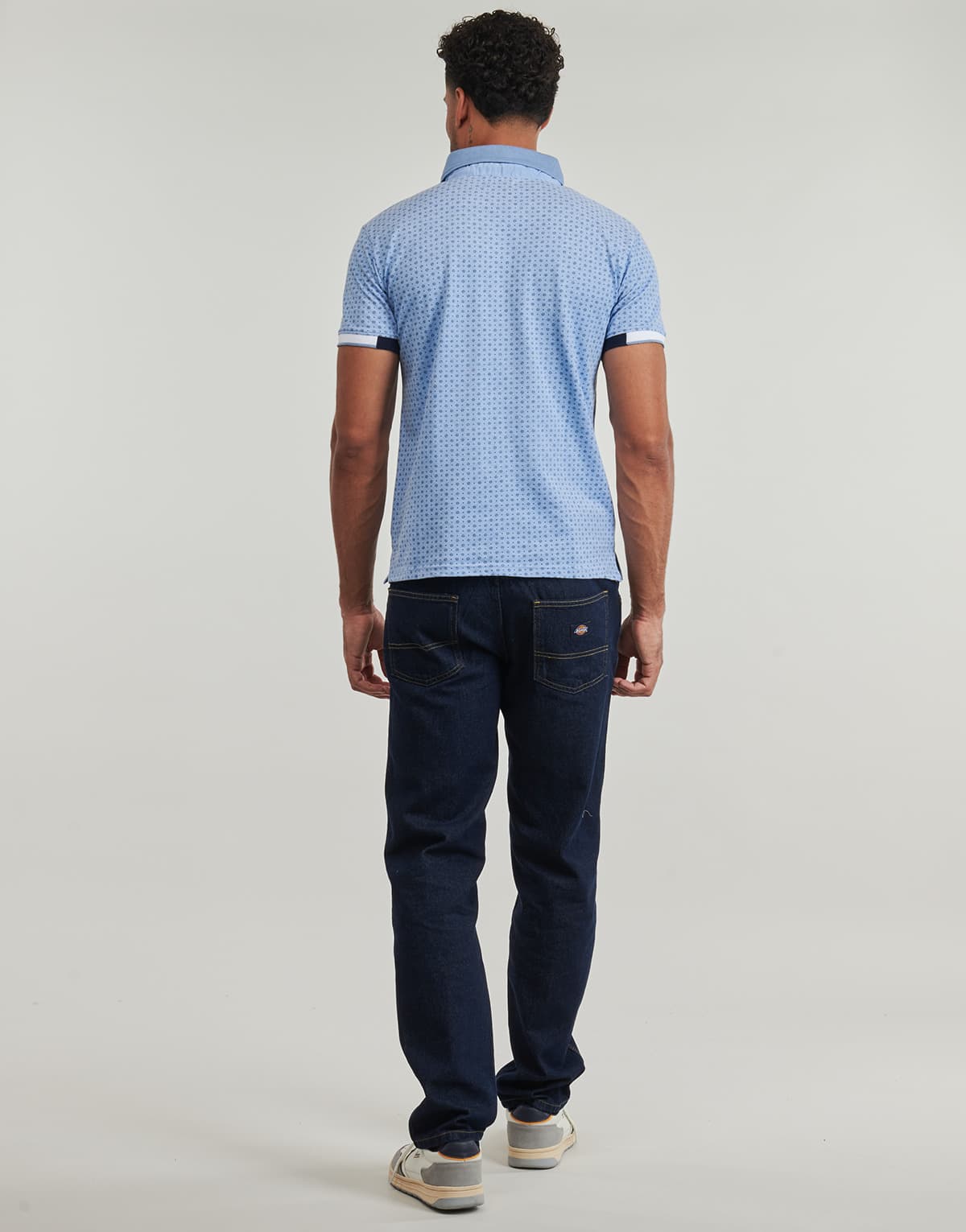 Men's Polo Shirts Yurban Blue