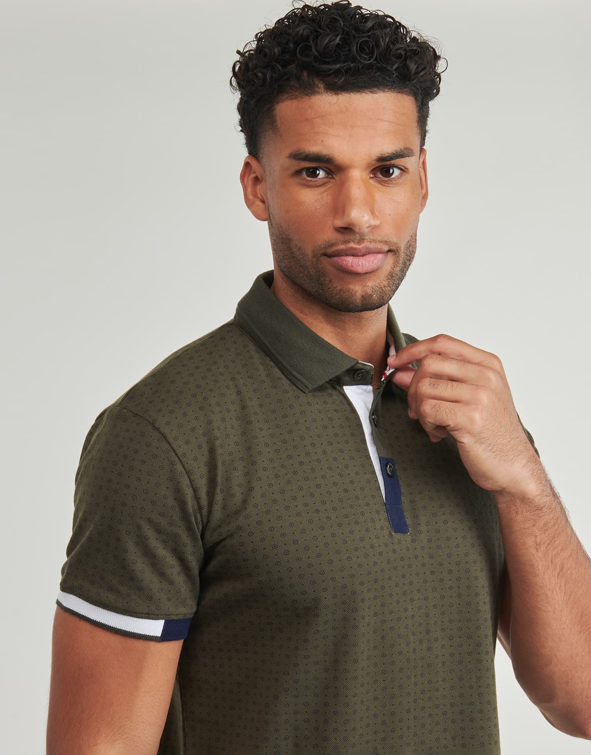 Men's Polo Shirts Yurban Khaki