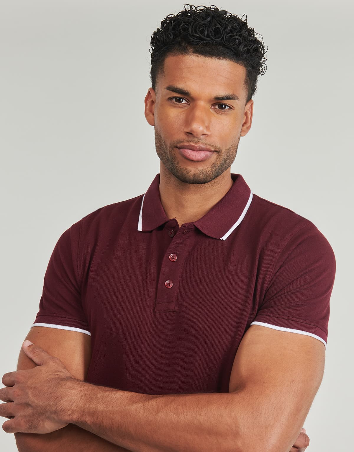 Men's Polo Shirts Yurban Bordeaux