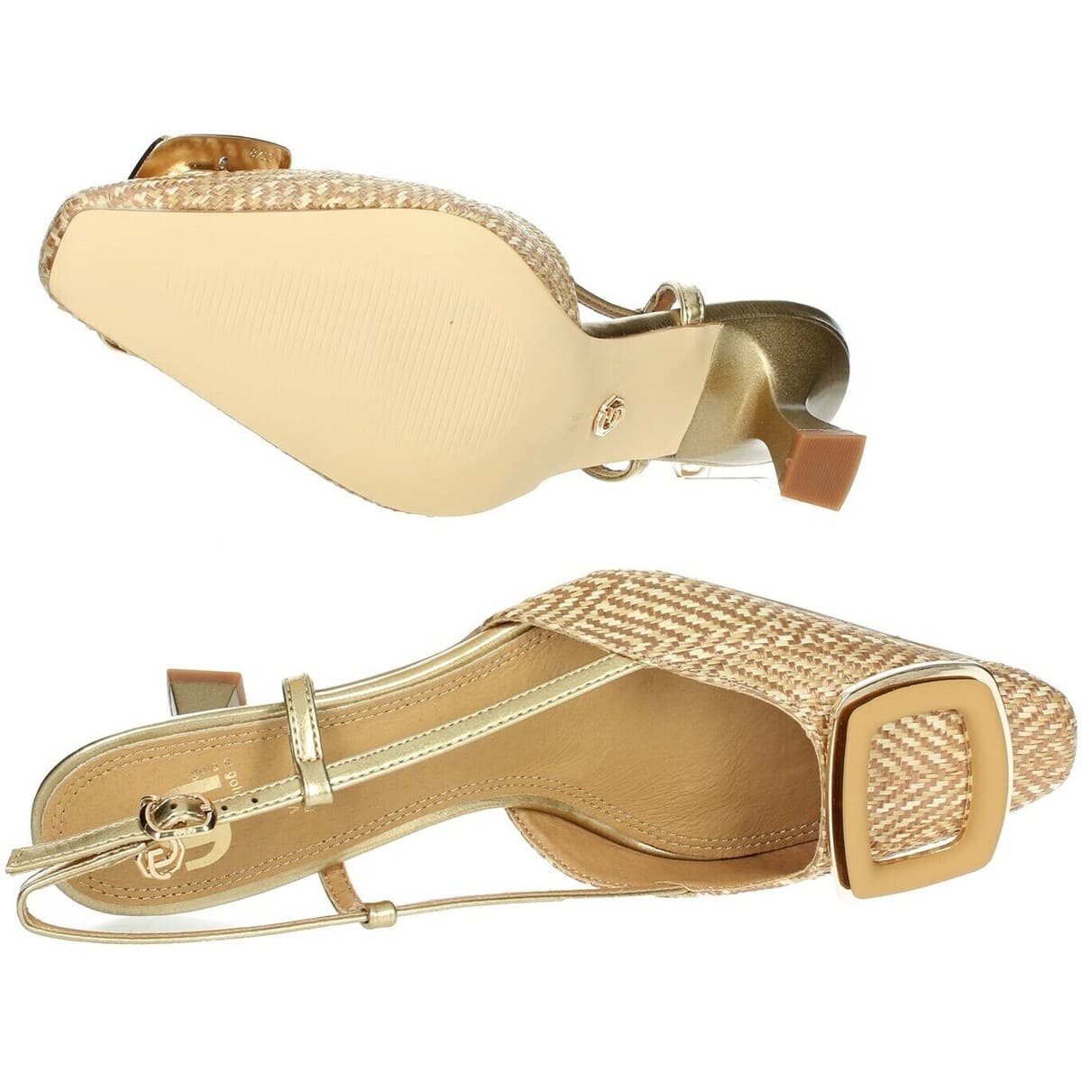 Women's Pumps Gold&gold Brown