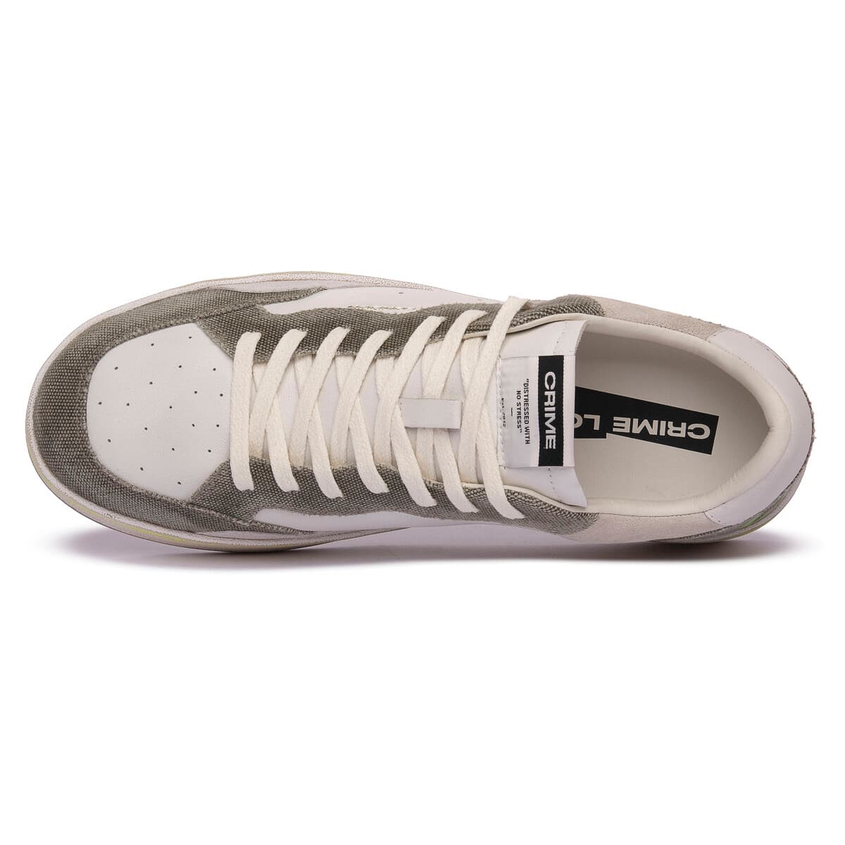 Men's Sneakers Crime London White