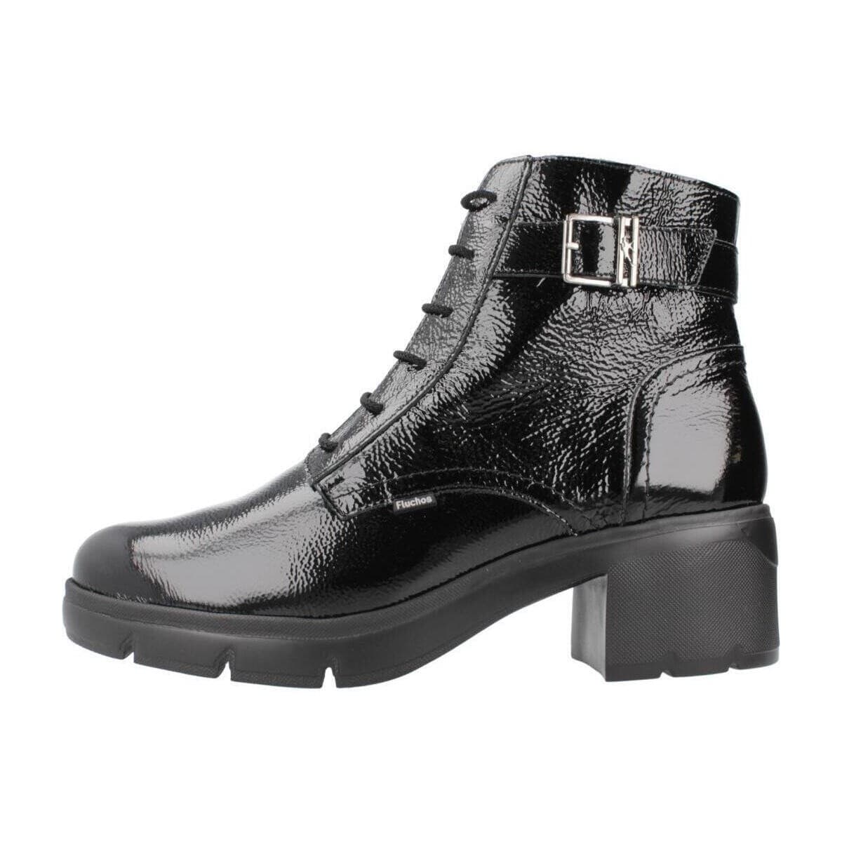 Women's Ankle Boots Fluchos Black