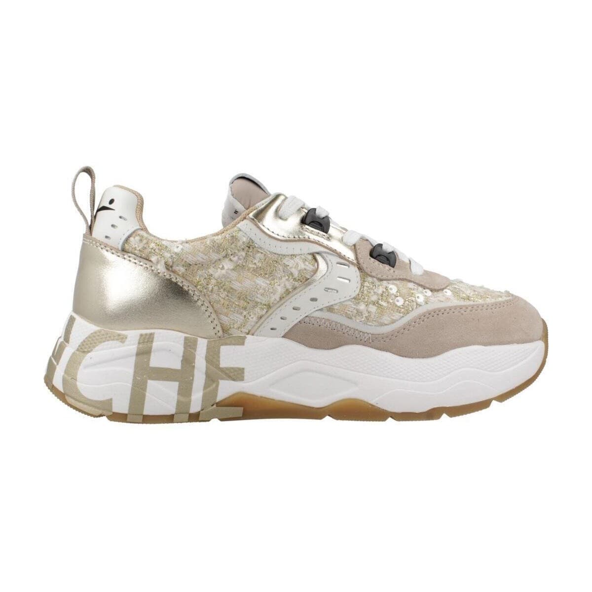 Women's Sneakers Voile Blanche Brown