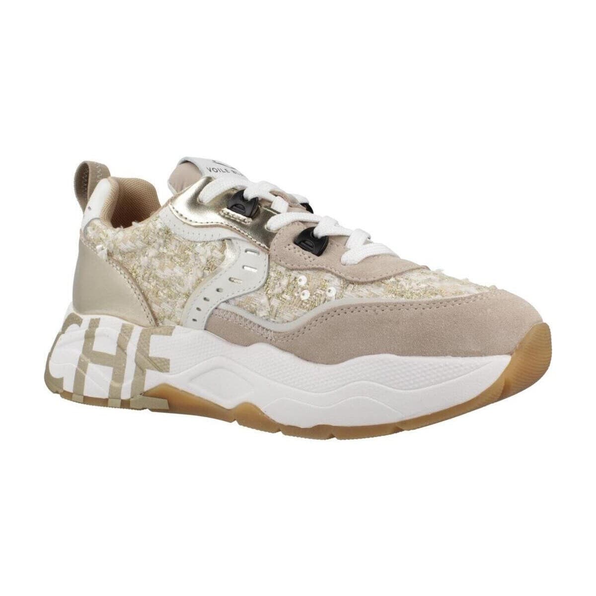 Women's Sneakers Voile Blanche Brown