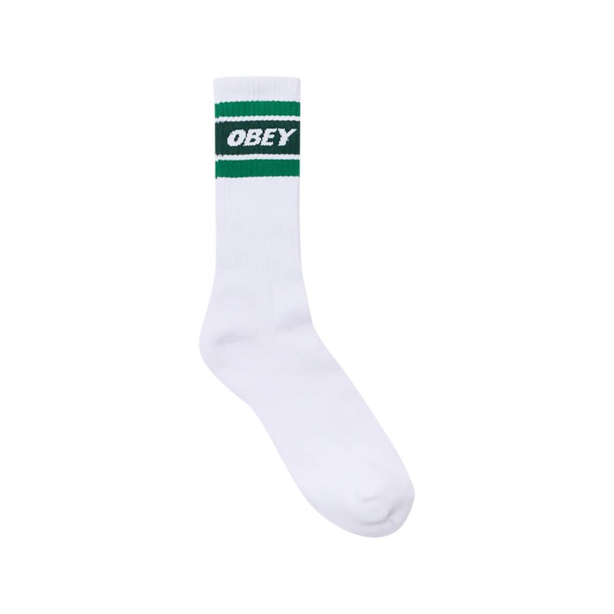 Men's Socks Obey White